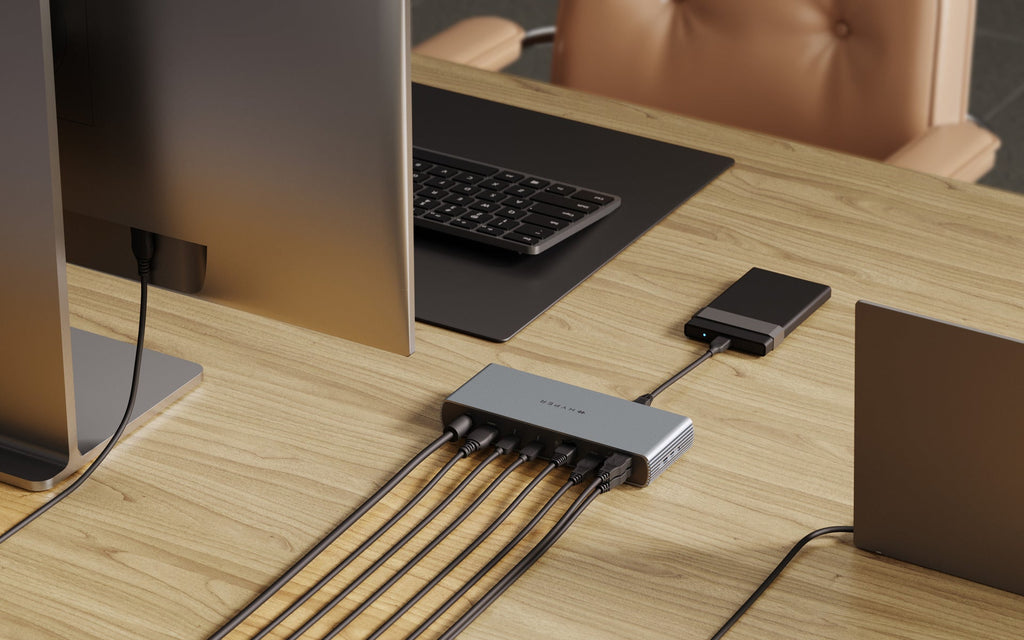 Targus HDTB4D-EU Dockingstation – Thunderbolt 4, 1× HDMI, 96 W PD, 2,5GbE, 3,5 mm Audio, für Windows/Mac