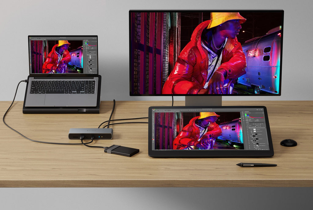 Targus HDTB4D-EU Dockingstation – Thunderbolt 4, 1× HDMI, 96 W PD, 2,5GbE, 3,5 mm Audio, für Windows/Mac
