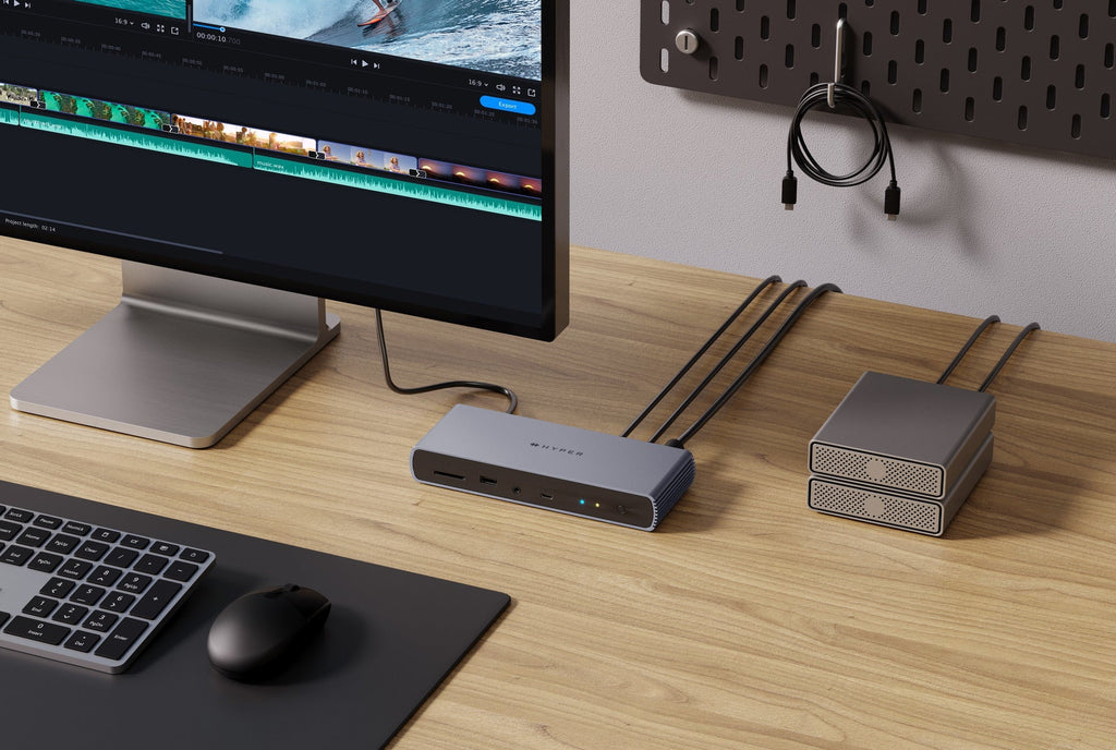 Targus HDTB4D-EU Dockingstation – Thunderbolt 4, 1× HDMI, 96 W PD, 2,5GbE, 3,5 mm Audio, für Windows/Mac