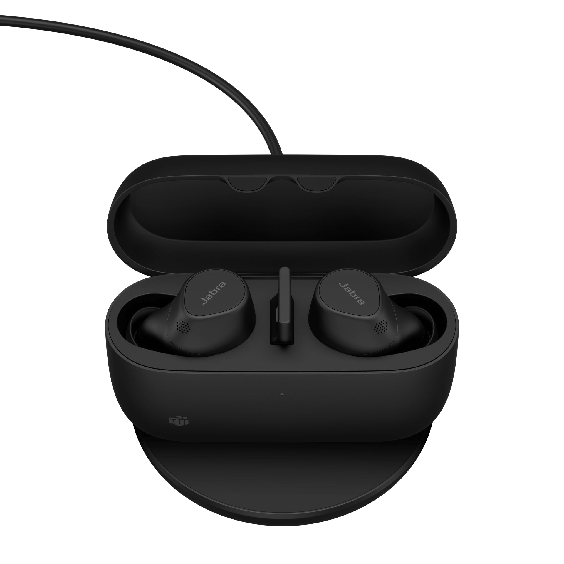 Jabra EVOLVE2 BUDS – True Wireless In-Ear Kopfhörer – USB-A – kabelloses Ladepad