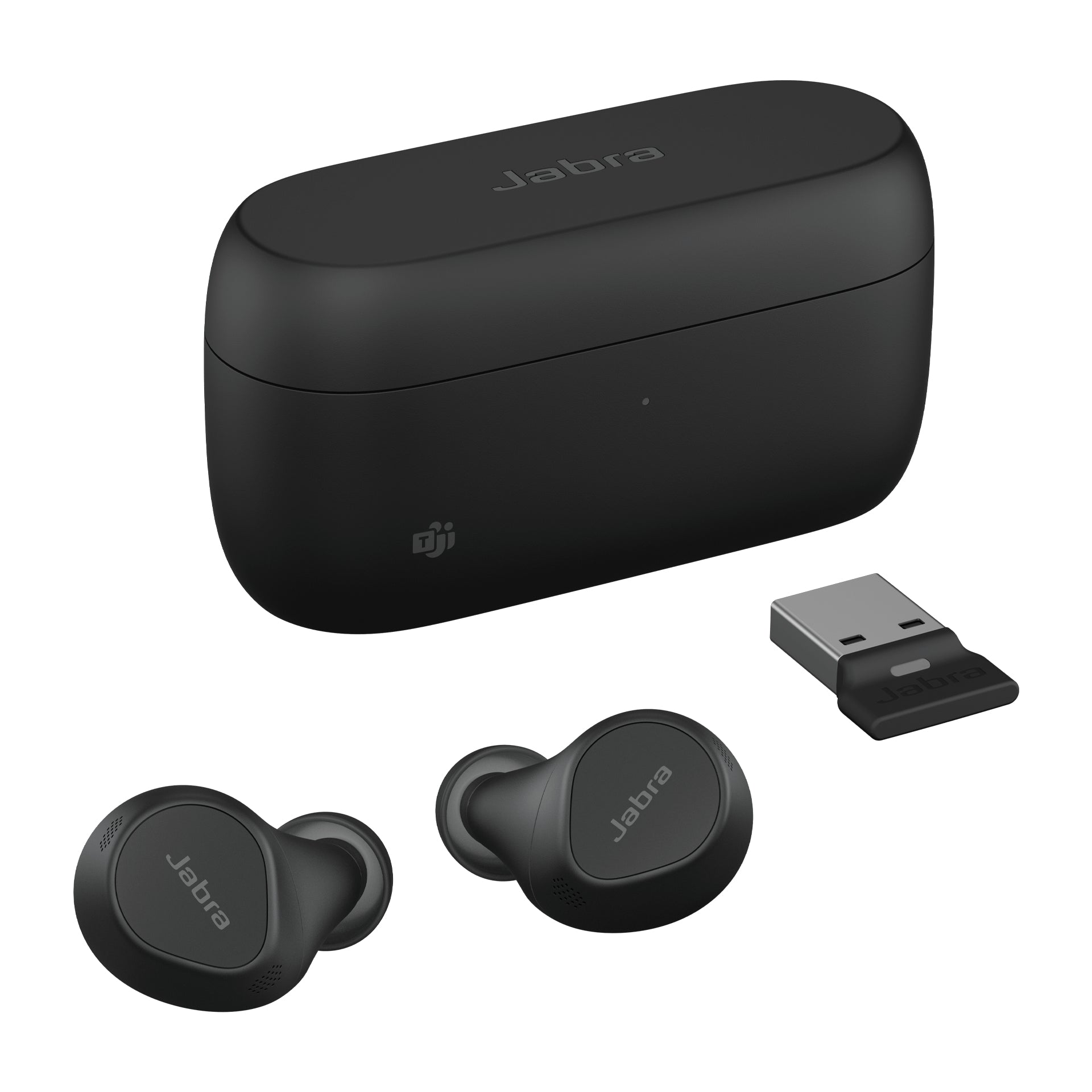 Jabra EVOLVE2 BUDS – True Wireless In-Ear Kopfhörer – USB-A – kabelloses Ladepad