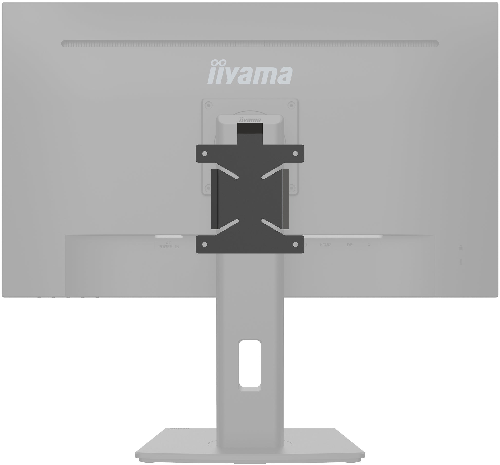 iiyama Zubehör: VESA-Halterung – für SFF (Small Form Factor) PC/Media, schwarz
