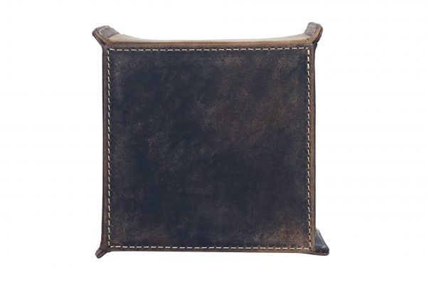 Alpenleder Stiftschlaufe – Büffelleder, Braun, 100 × 50 mm