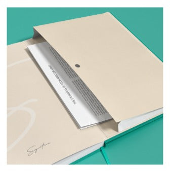 Oxford Notizbuch – A5 – punktiert – 80 Blatt – Hardcover, Gummiband, Lesezeichenband – türkis, EU Ecolabel