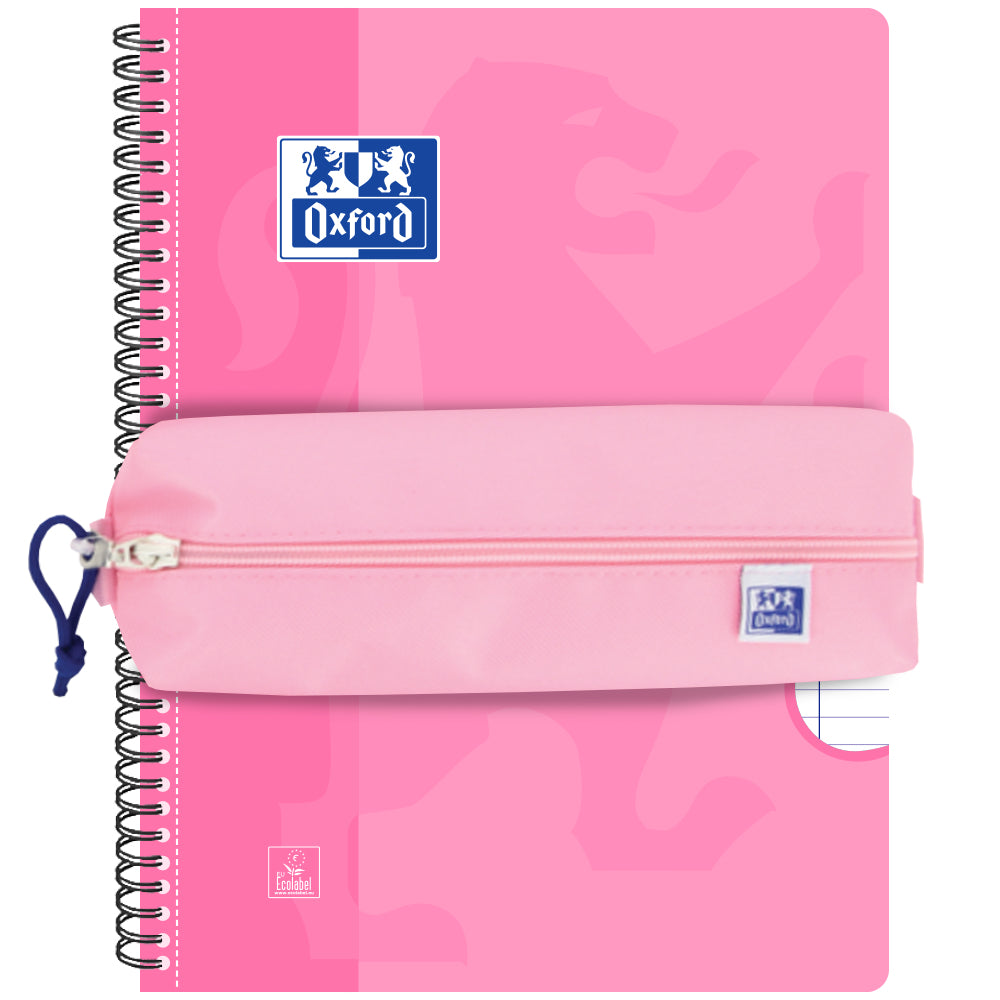 Oxford Kangoo – Schlamperetui, Pink, Polyester, 22 × 3,5 × 7 cm