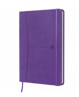 Oxford Notizbuch – A5 – 80 Blatt – Hardcover, Gummiband, Lesezeichenband, assortiert, EU Ecolabel, 10 Stück