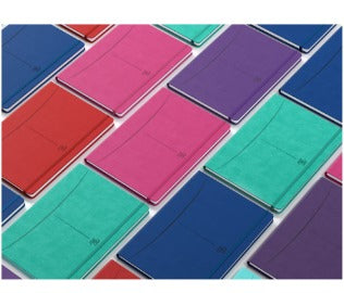 Oxford Notizbuch – A5 – 80 Blatt – Hardcover, Gummiband, Lesezeichenband, assortiert, EU Ecolabel, 10 Stück