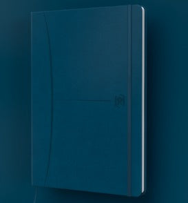 Oxford Notizbuch – A5 – 80 Blatt – Hardcover, Gummiband, Lesezeichenband, assortiert, EU Ecolabel, 10 Stück