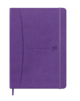 Oxford Notizbuch – A5 – 80 Blatt – Hardcover, Gummiband, Lesezeichenband, assortiert, EU Ecolabel, 10 Stück
