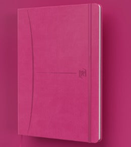 Oxford Notizbuch – A5 – 80 Blatt – Hardcover, Gummiband, Lesezeichenband, assortiert, EU Ecolabel, 10 Stück