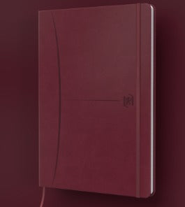 Oxford Notizbuch – A5 – 80 Blatt – Hardcover, Gummiband, Lesezeichenband, assortiert, EU Ecolabel, 10 Stück
