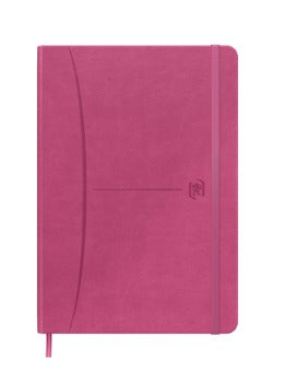 Oxford Notizbuch – A5 – 80 Blatt – Hardcover, Gummiband, Lesezeichenband, assortiert, EU Ecolabel, 10 Stück
