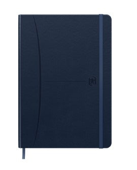 Oxford Notizbuch – A5 – 80 Blatt – Hardcover, Gummiband, Lesezeichenband, assortiert, EU Ecolabel, 10 Stück