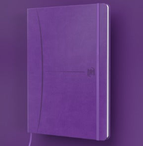 Oxford Notizbuch – A5 – 80 Blatt – Hardcover, Gummiband, Lesezeichenband, assortiert, EU Ecolabel, 10 Stück