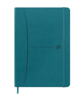 Oxford Notizbuch – A5 – 80 Blatt – Hardcover, Gummiband, Lesezeichenband, assortiert, EU Ecolabel, 10 Stück