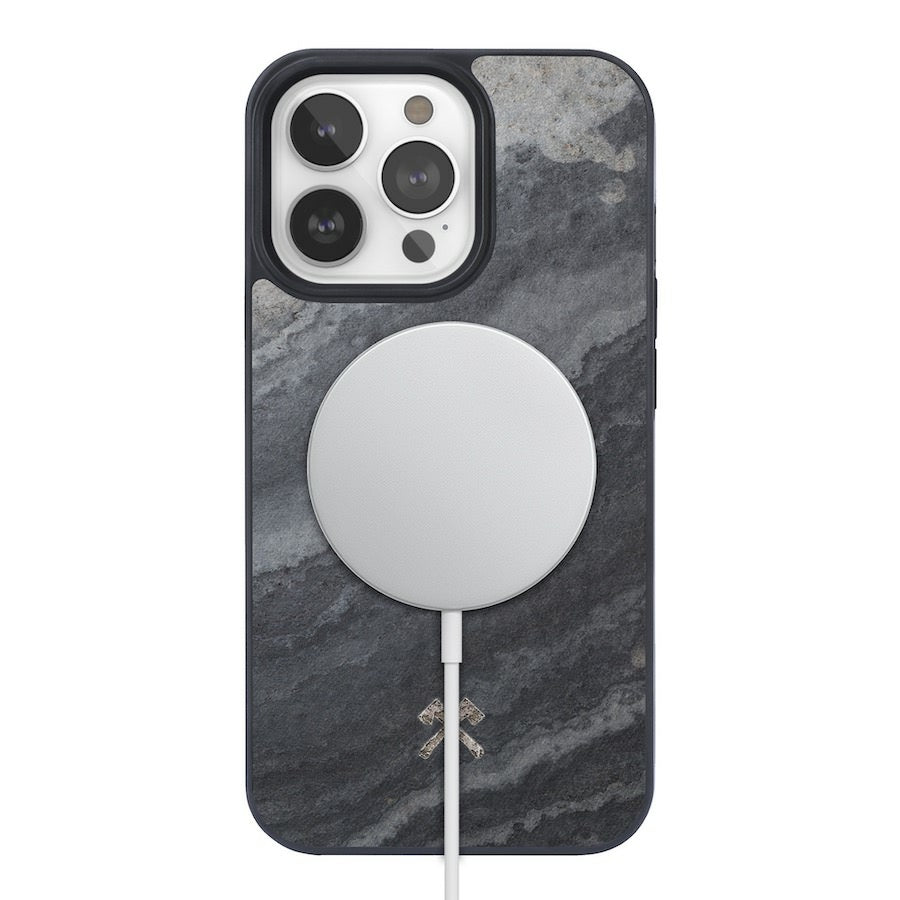 Woodcessories Backcover – für Apple iPhone 14 Plus – grau – TPU, MagSafe-kompatibel
