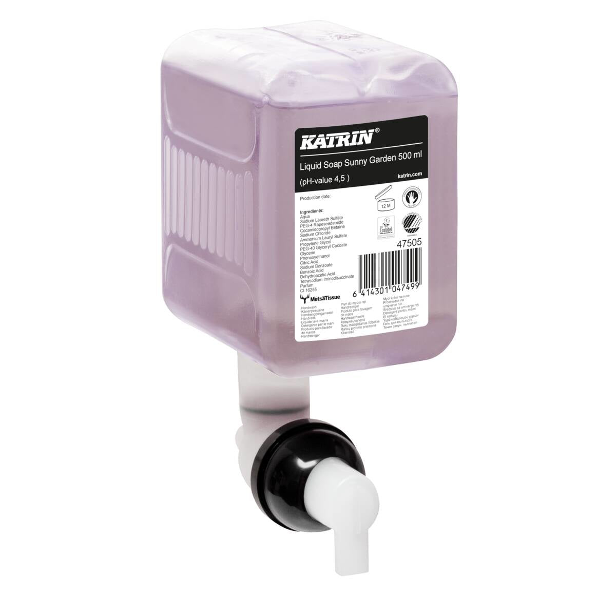 Katrin Seifenkartusche – Kunststoff, Weiss, 500 ml, für KATRIN Inclusive Seifenspender