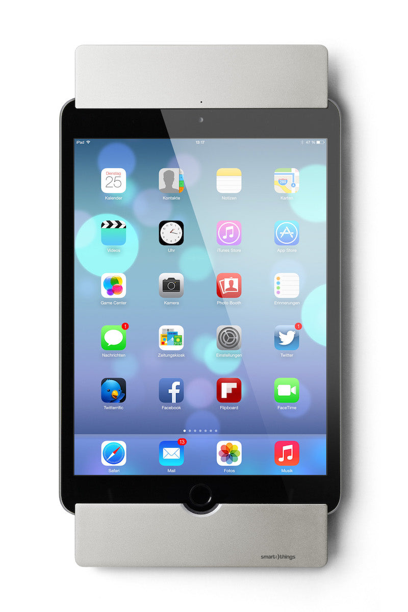 Smart Things sDock Mini Tablet-Tischhalterung – für iPad mini 4, abschliessbar, Lightning – Silber
