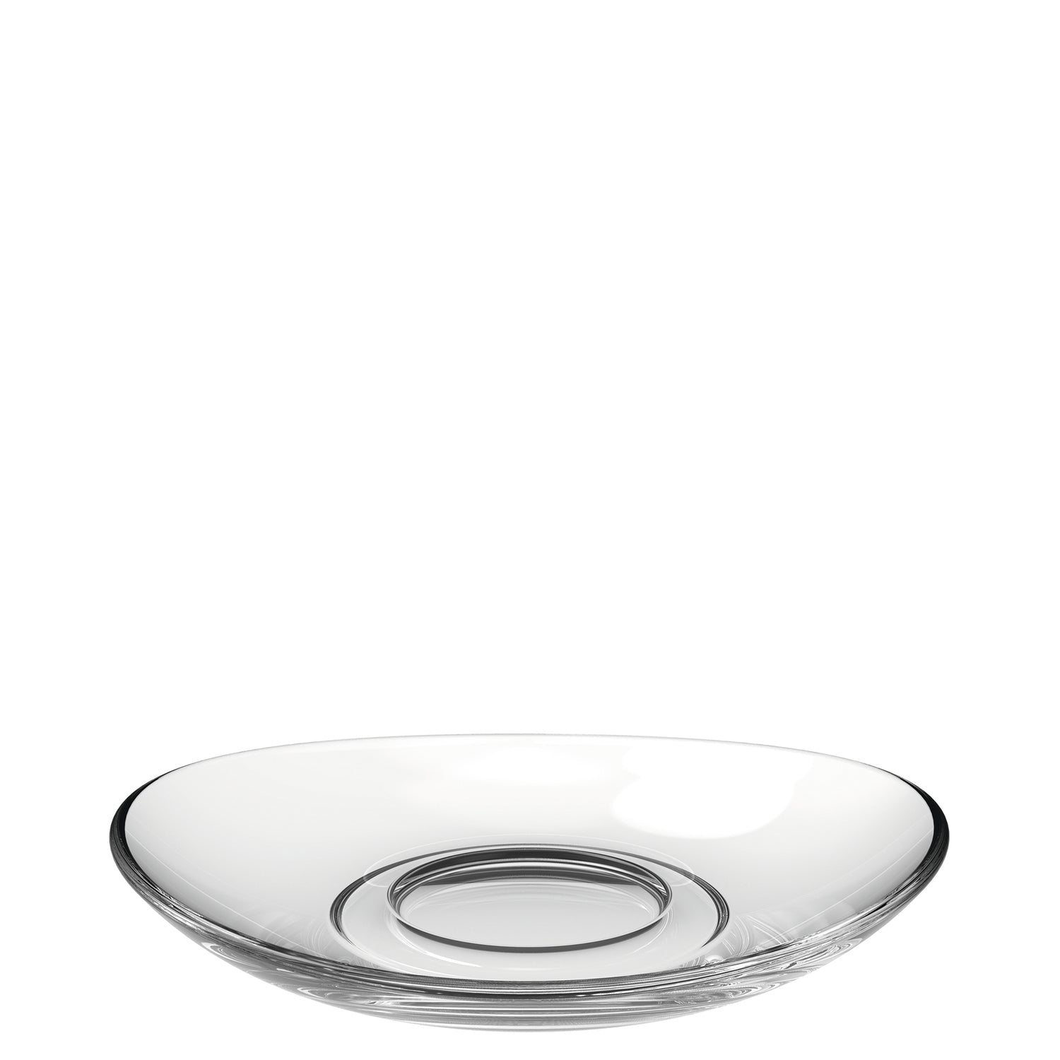 LEONARDO Napoli Unterteller – 6er Set, Ø 11 cm, H 1,7 cm, Kalk-Natron-Glas, Transparent, spülmaschinenfest