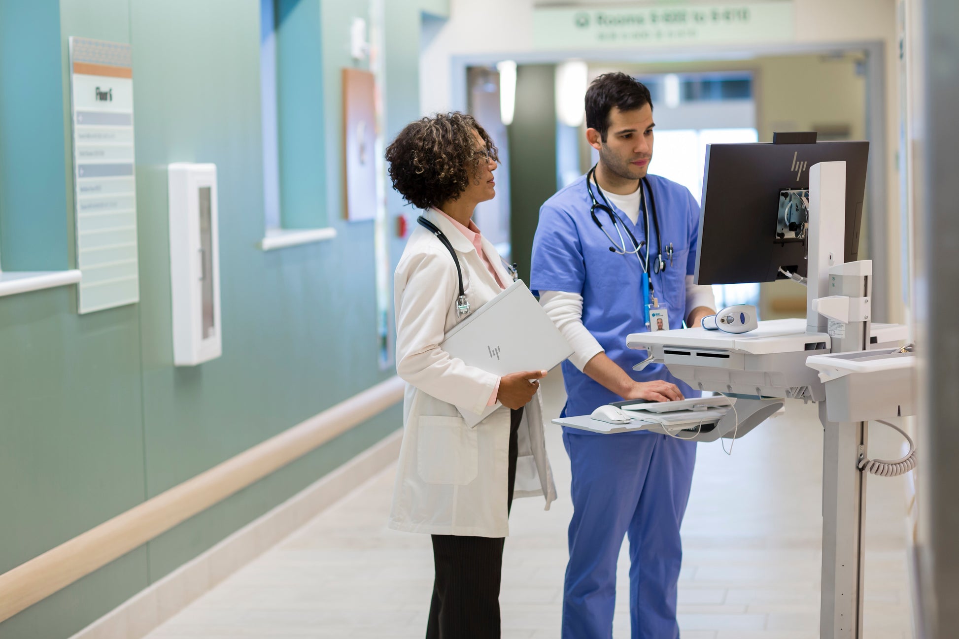 HP Healthcare Edition – Tastatur- und Maus-Set – Membran – kabelgebunden, USB – Weiss – für HP ProDesk/EliteDesk