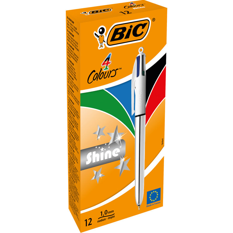 BIC Kugelschreiber – Silber, Kunststoff