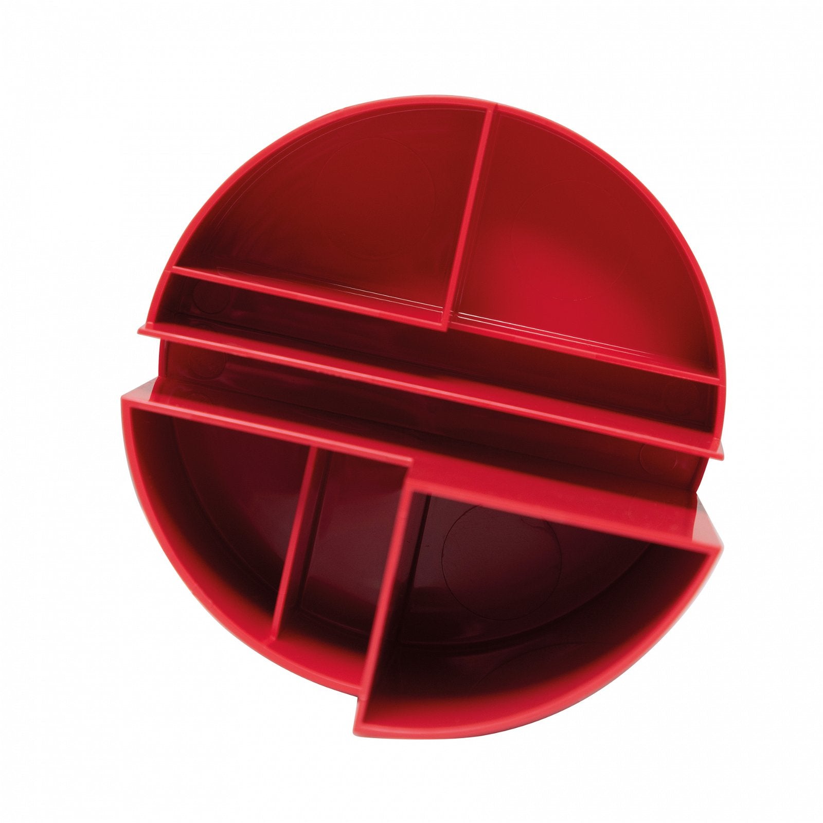 MAUL Schreibgeräteköcher – Kunststoff, rot, 140 × 125 mm