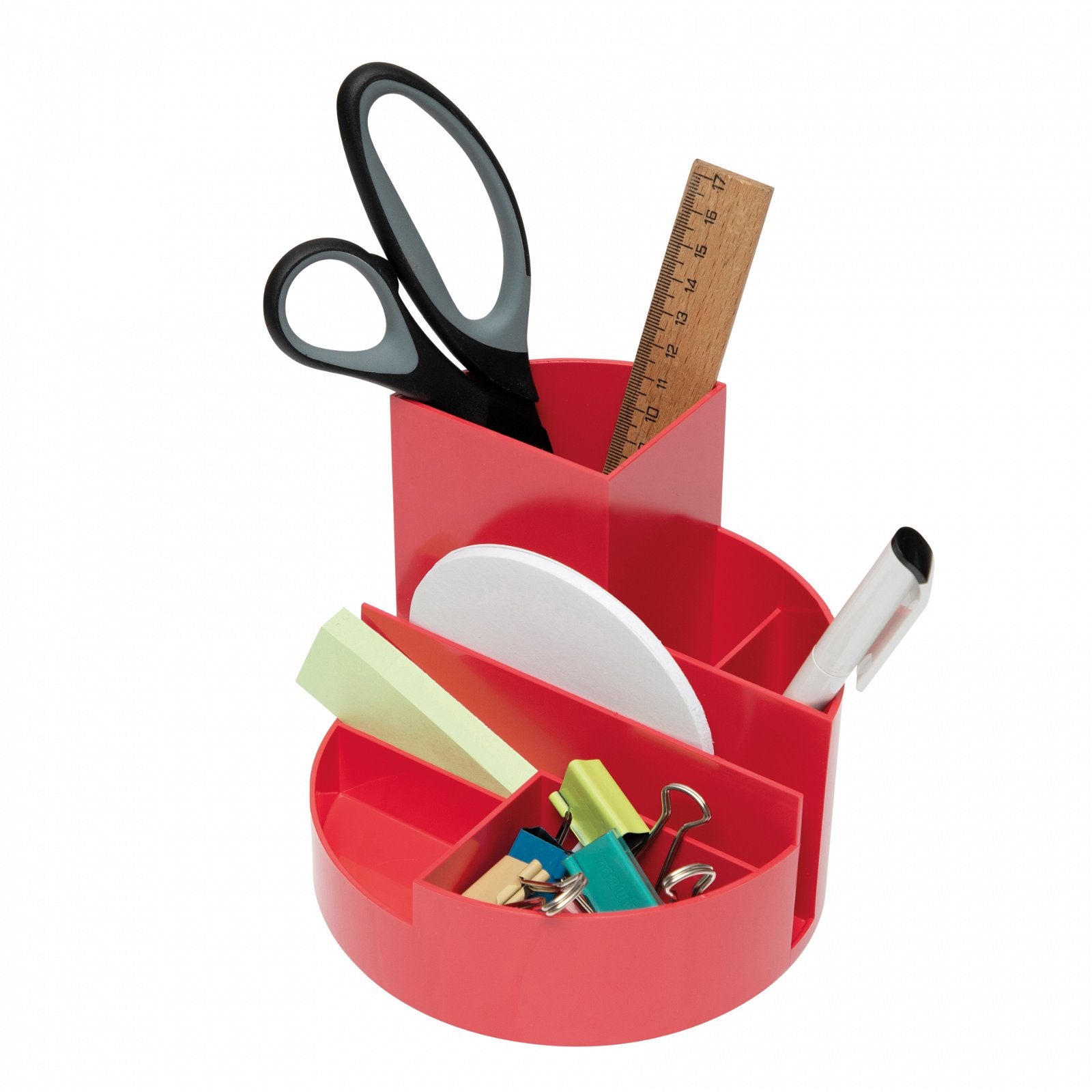 MAUL Schreibgeräteköcher – Kunststoff, rot, 140 × 125 mm