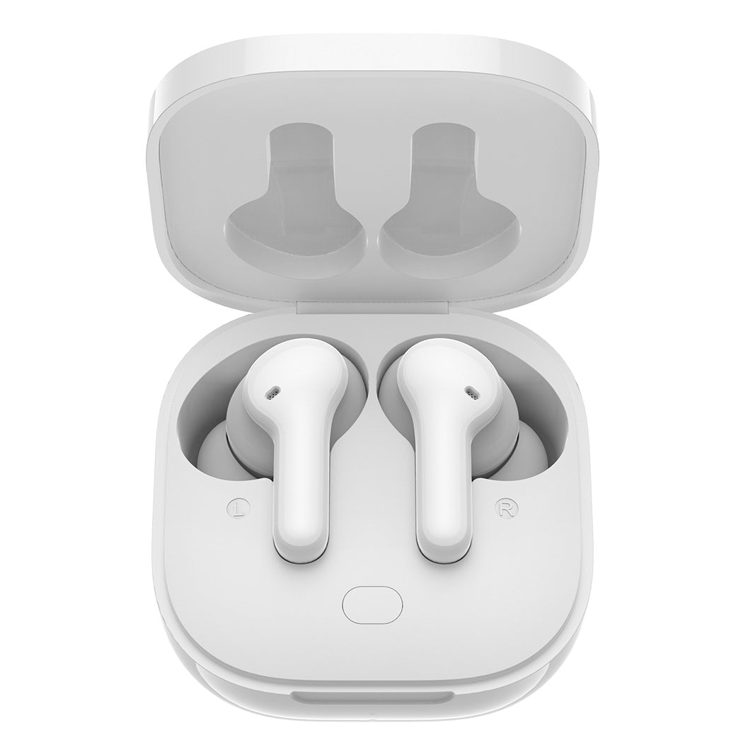Boompods Bassline Compact TWS In-Ear – mit Ladecase, Weiss, BT 5.0