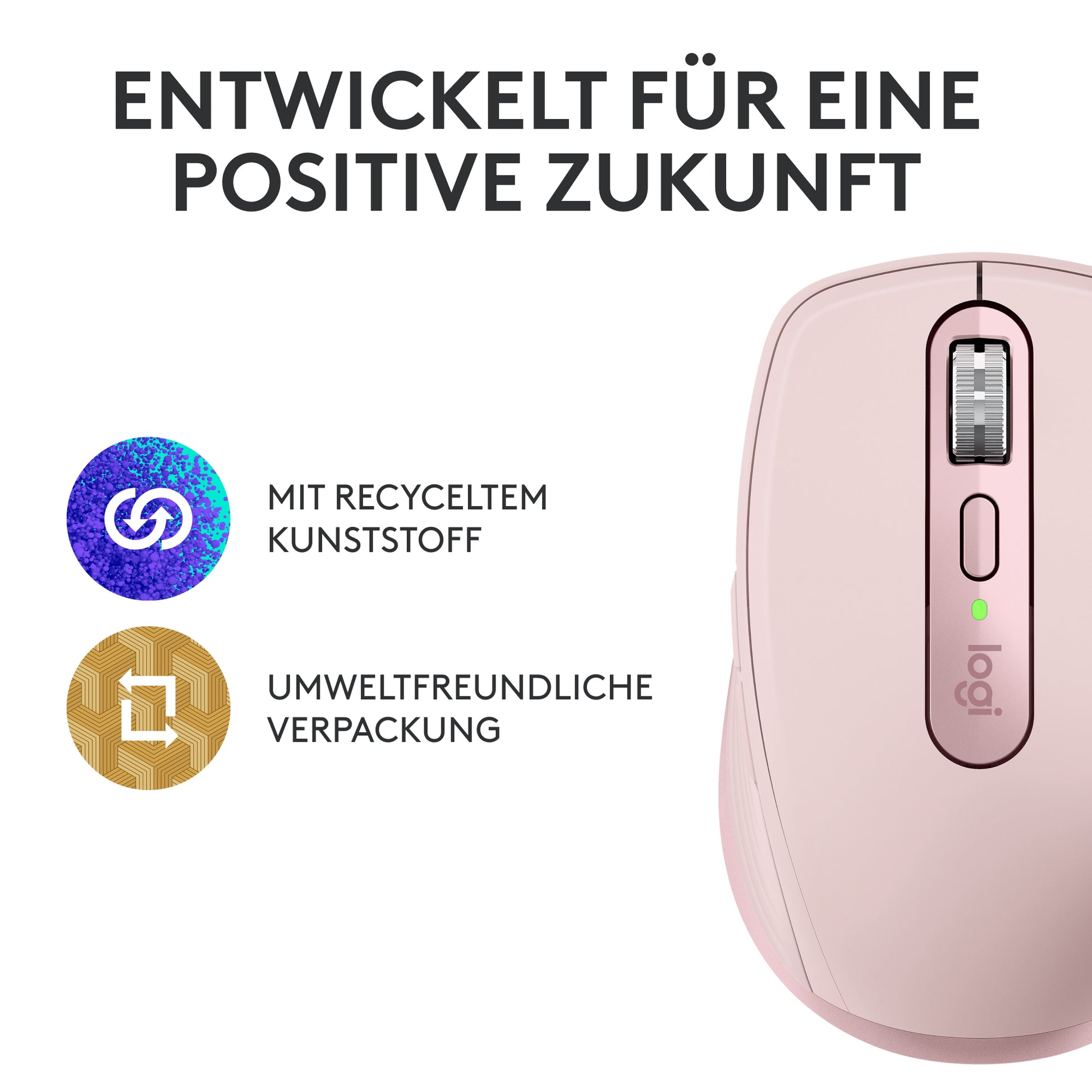 Logitech MX Anywhere 3S Rose – Mobile Maus