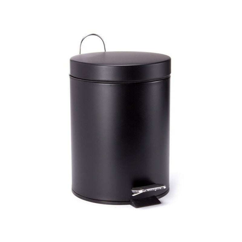 MSV Treteimer – 5 l – Stahl, rund – schwarz