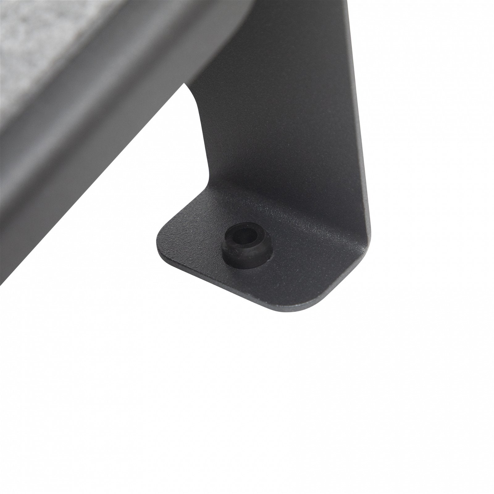 MAUL Fussstütze MAULflair 9015089 – Trittfläche 400 × 300 mm, anthrazit, Metall