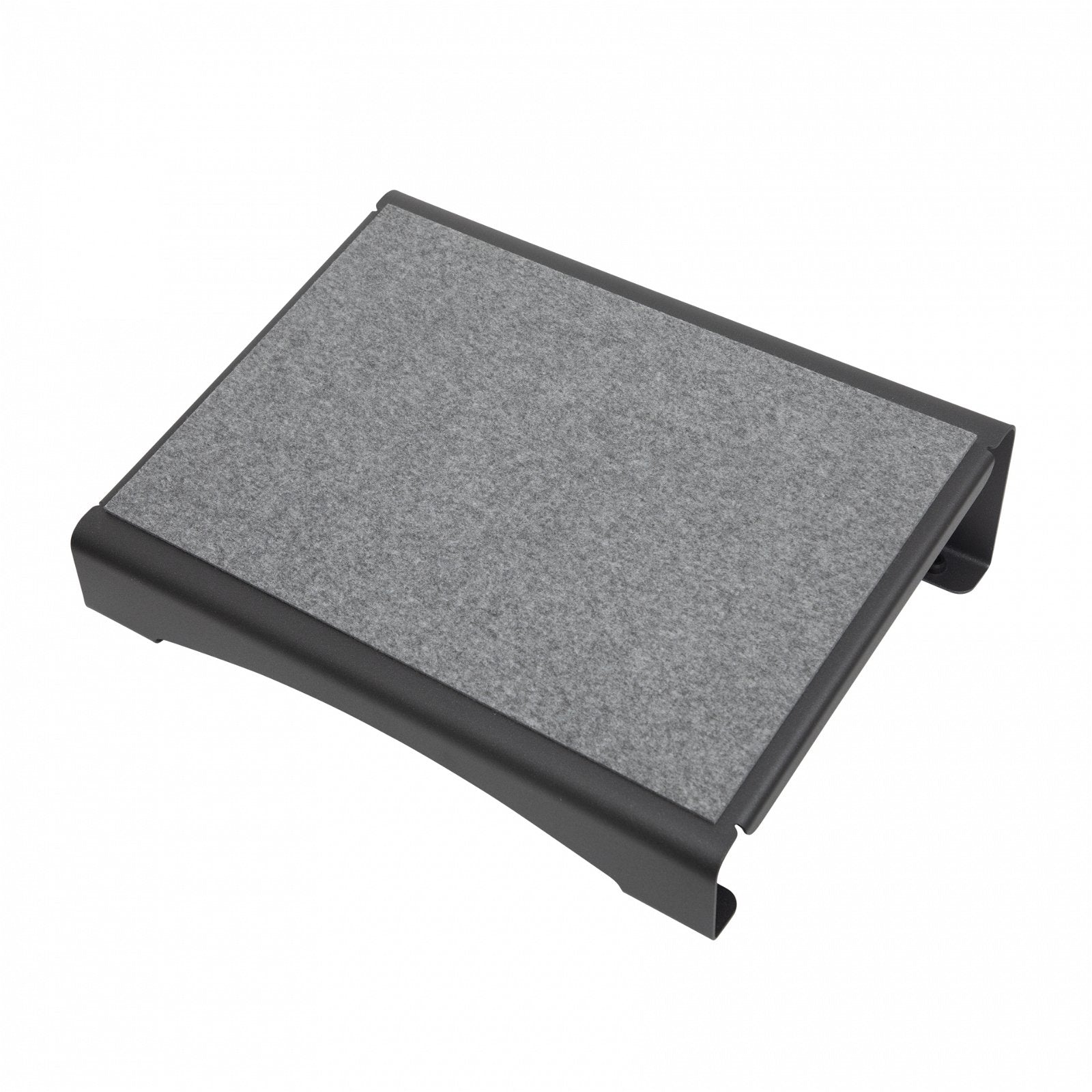 MAUL Fussstütze MAULflair 9015089 – Trittfläche 400 × 300 mm, anthrazit, Metall