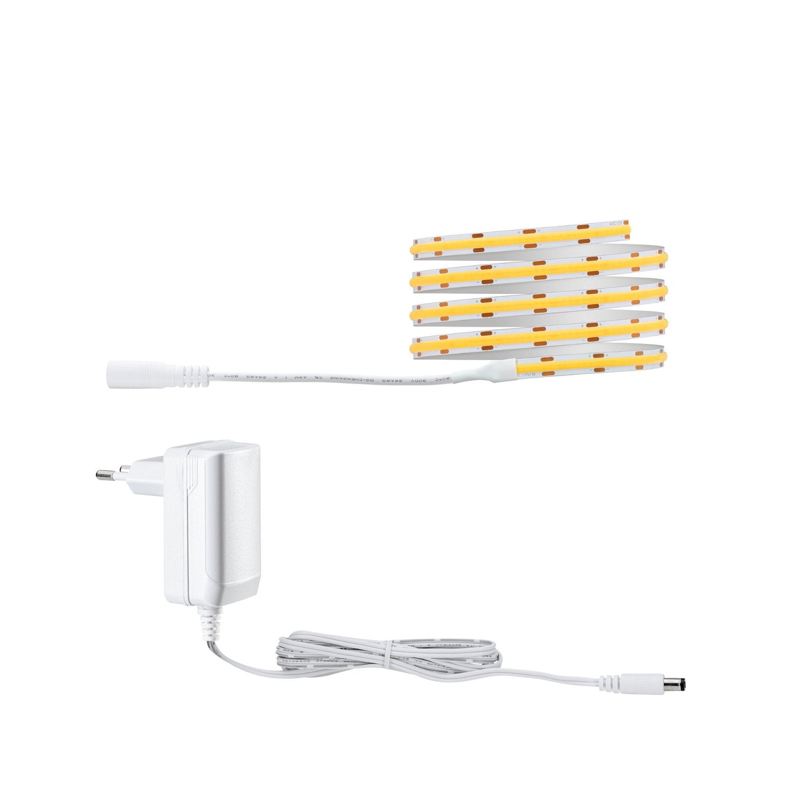 Paulmann LED-Strip – 1,5 m, 750 lm, 7 W, 3000 K, weiss, inkl. Netzteil