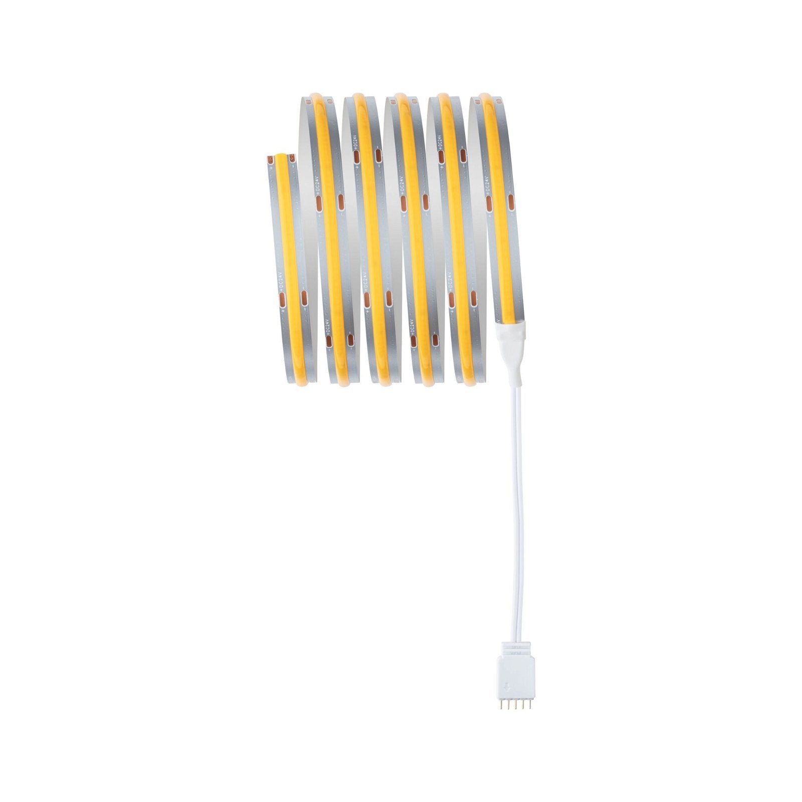 Paulmann LED-Strip MaxLED 1000 BasisSet COB – 1,5 m, 1620 lm, 18 W, 2700 K, dimmbar, silber