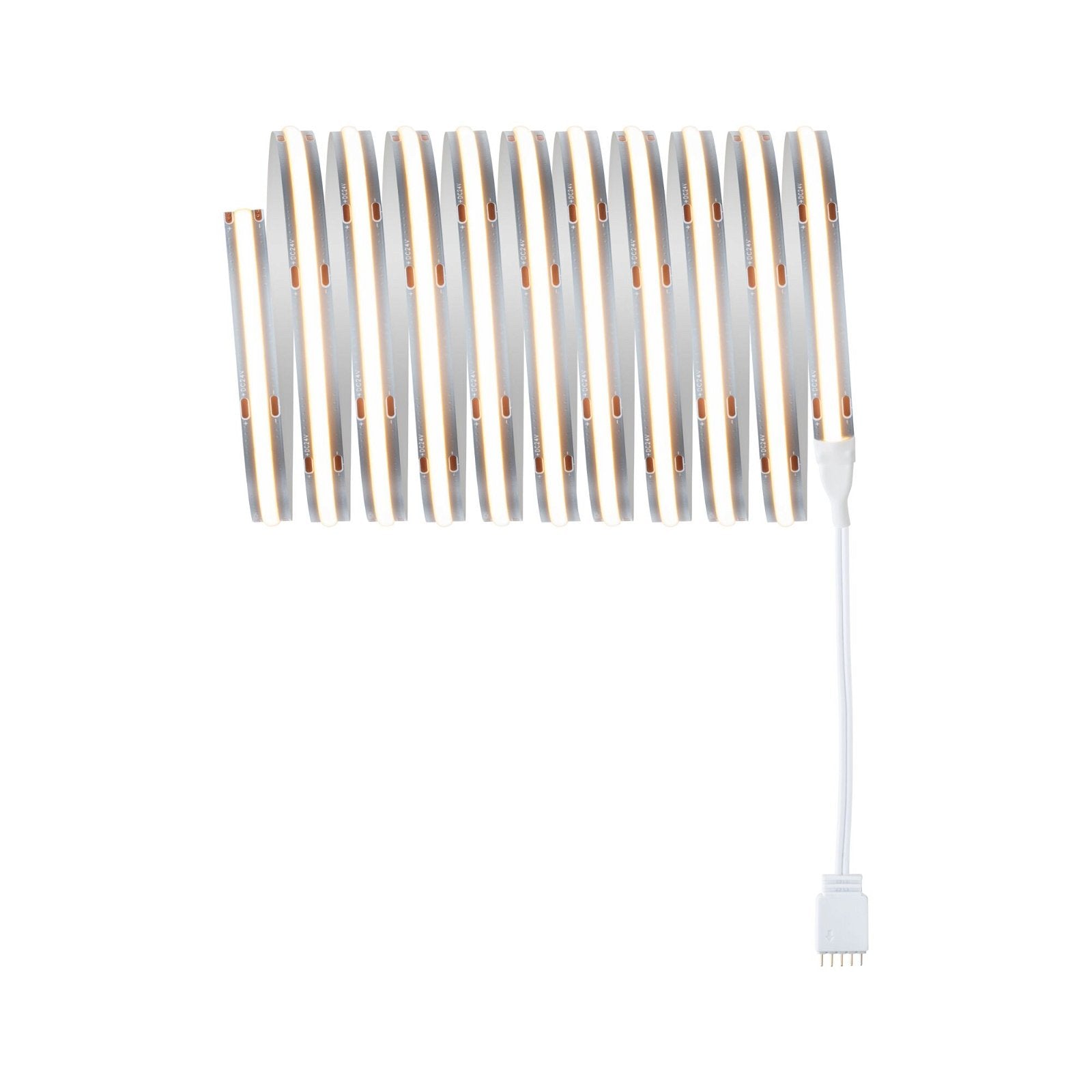 Paulmann LED-Strip MaxLED 1000 BasisSet – 3 m, 3240 lm, 36 W, 2700 K, dimmbar, silber, inkl. Netzteil