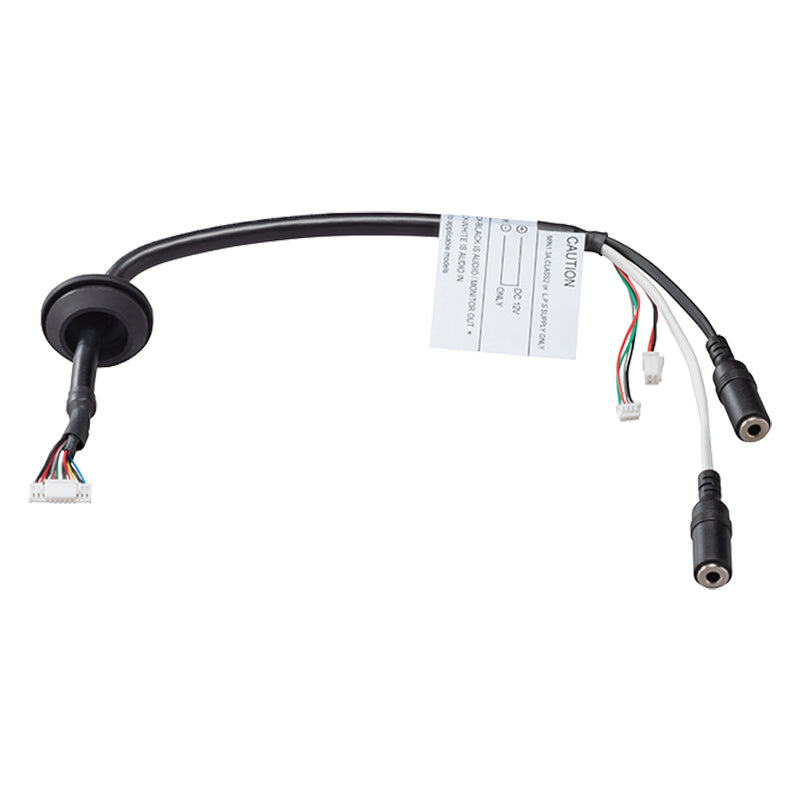 i-PRO Panasonic WV-QCA501A Anschlusskabel – 12 V, für WV-S1536LN, WV-S15500-F3L, WV-S15500-F6L und andere, schwarz