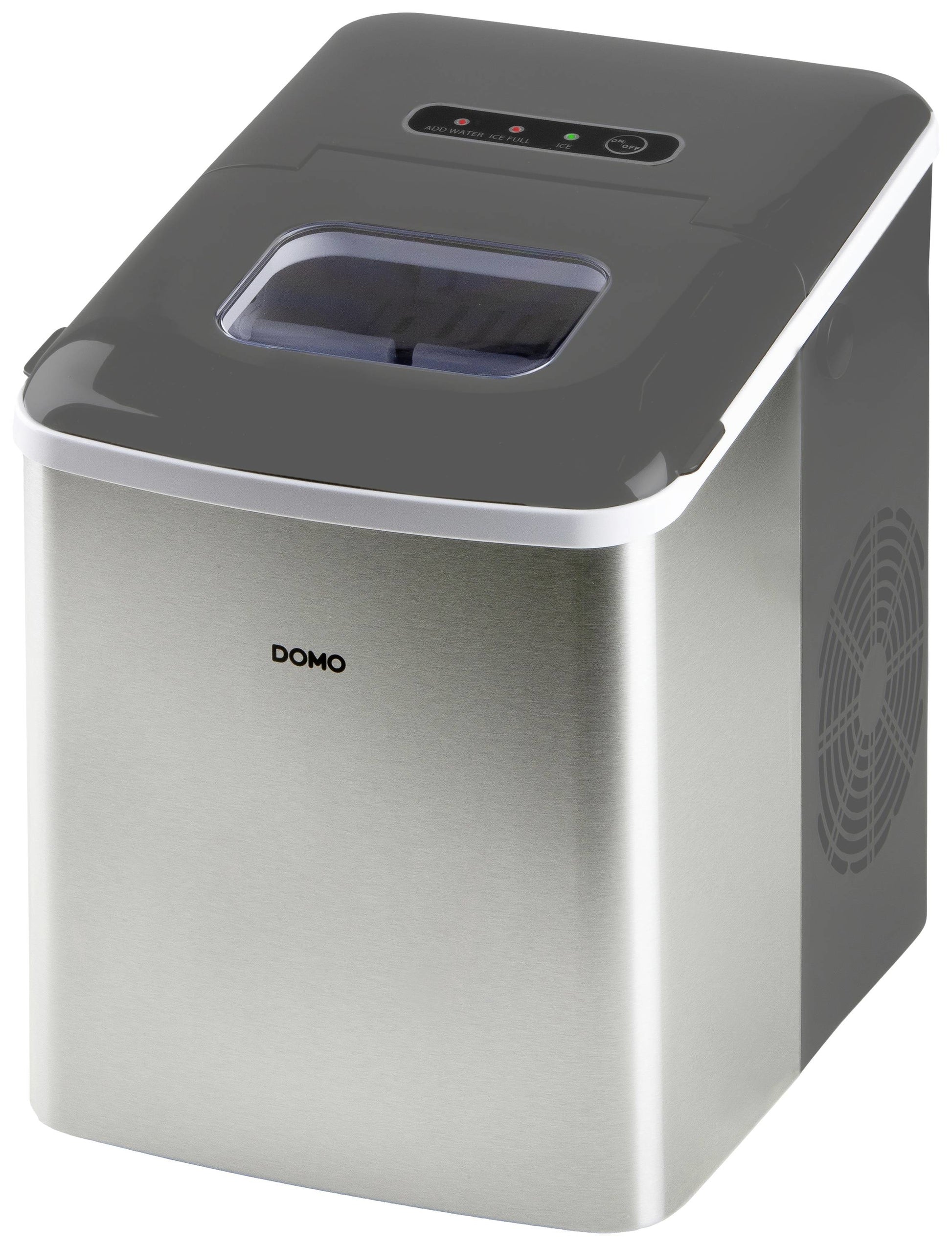 Domo Eiswürfelmaschine DO9253IB – 12 kg/24 h, 1,8 l – silber/edelstahl