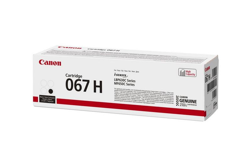 Canon Toner 067H – Schwarz, 3130 Seiten – für LBP631Cw/LBP633Cdw