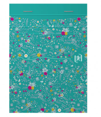 Oxford Notizblock A6, liniert, 6 mm, Klammerheftung, 80 Blatt, perforiert, 90 g/m² – mehrfarbig