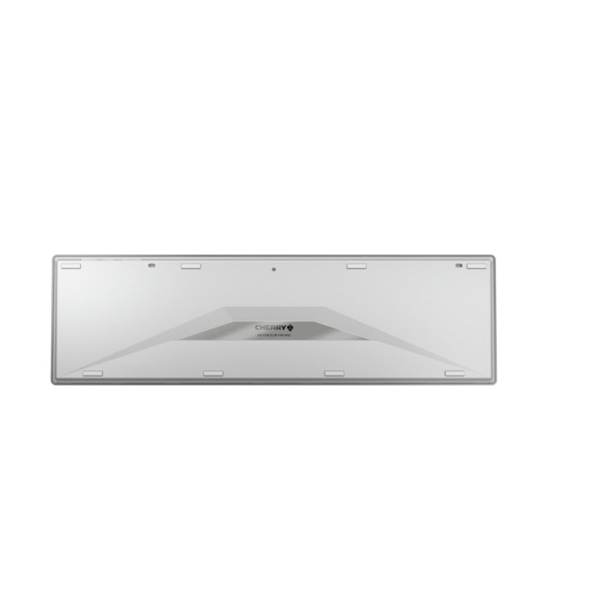 CHERRY KW 9100 Slim – Tastatur, kabellos (Bluetooth), FR-Layout (FR), Silber – für macOS