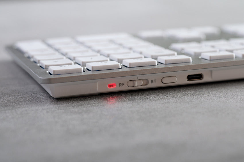 CHERRY KW 9100 Slim für Mac – Tastatur, kabelgebunden & kabellos (USB, Bluetooth), DE-Layout (DE) – für macOS