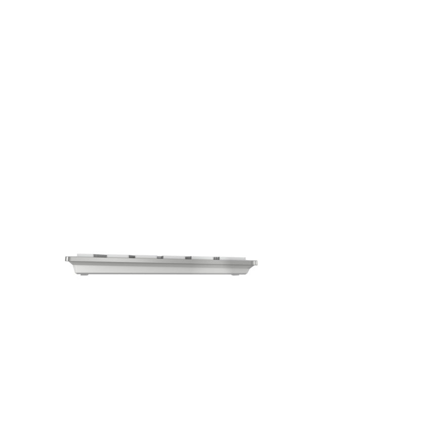 CHERRY KW 9100 Slim – Tastatur, kabellos (Bluetooth), FR-Layout (FR), Silber – für macOS