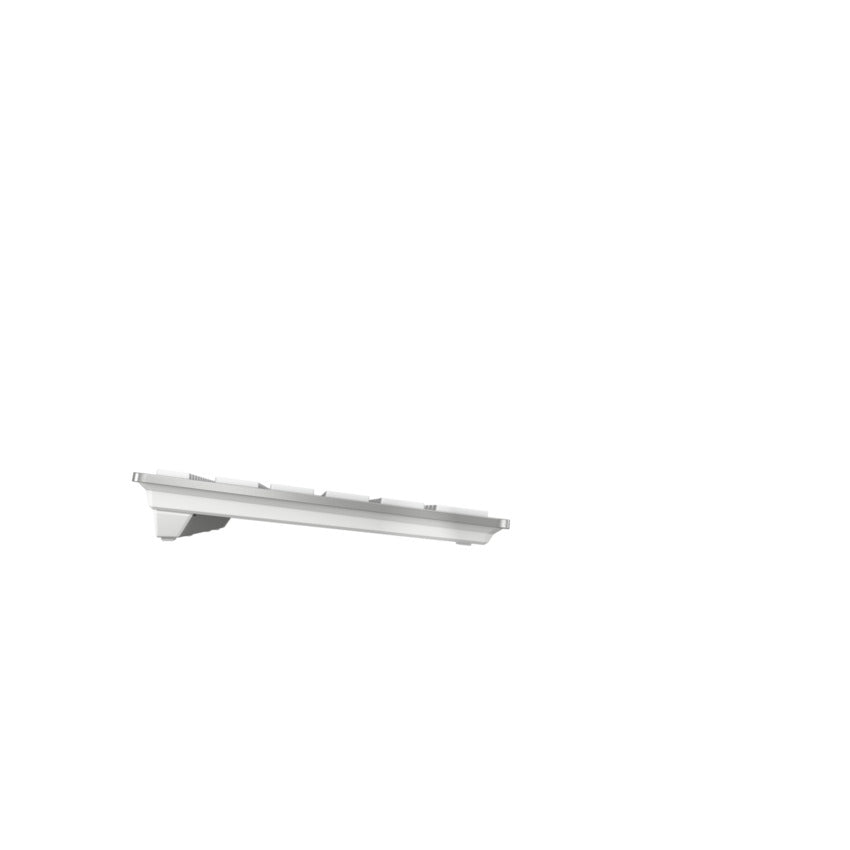 CHERRY KW 9100 Slim – Tastatur, kabellos (Bluetooth), FR-Layout (FR), Silber – für macOS