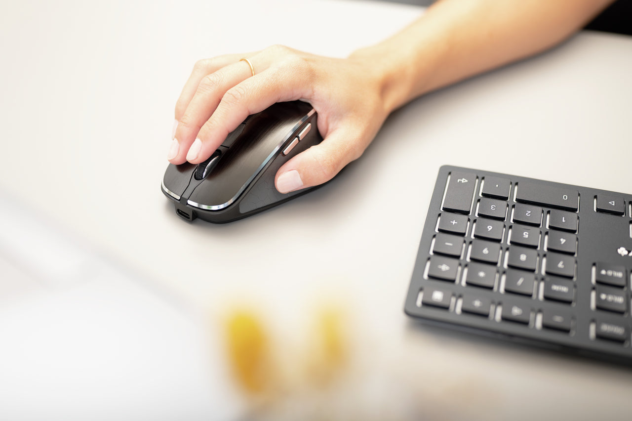 CHERRY DW 9500 SLIM – Tastatur, kabellos (Bluetooth/2,4 GHz), CZ/SK-Layout (CZ/SK) – für Windows