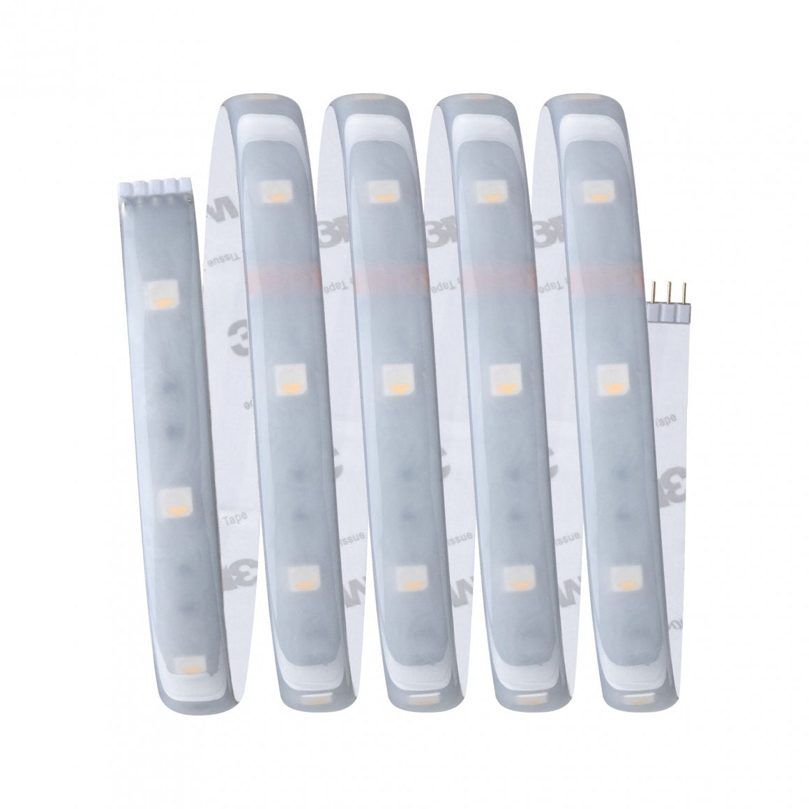 Paulmann LED-Streifen Aussen – RGBW, 3000 K – IP44 – Netzbetrieb – Zigbee – dimmbar – Silber, Kunststoff