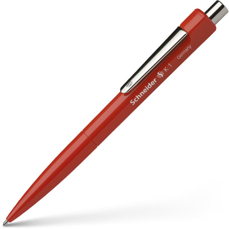 Schneider Schreibgeräte Schneider K1 Kugelschreiber – 20er Pack, Rot, Spitze 0,5 mm, nachfüllbar