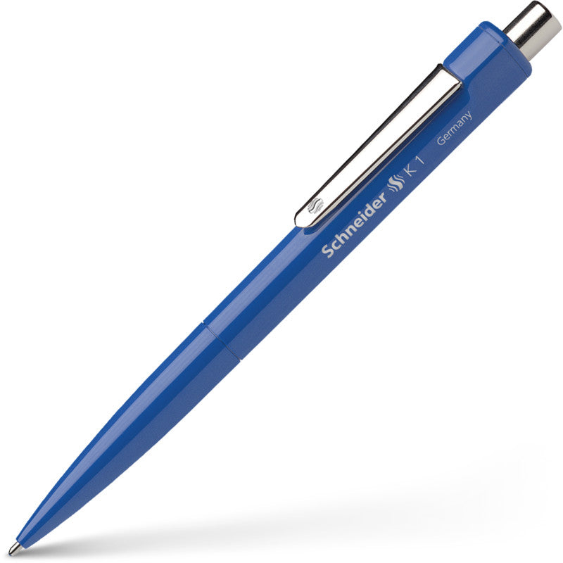 Schneider Schreibgeräte K1 Kugelschreiber – 20er Pack, Blau, Mittel, nachfüllbar, dokumentenecht
