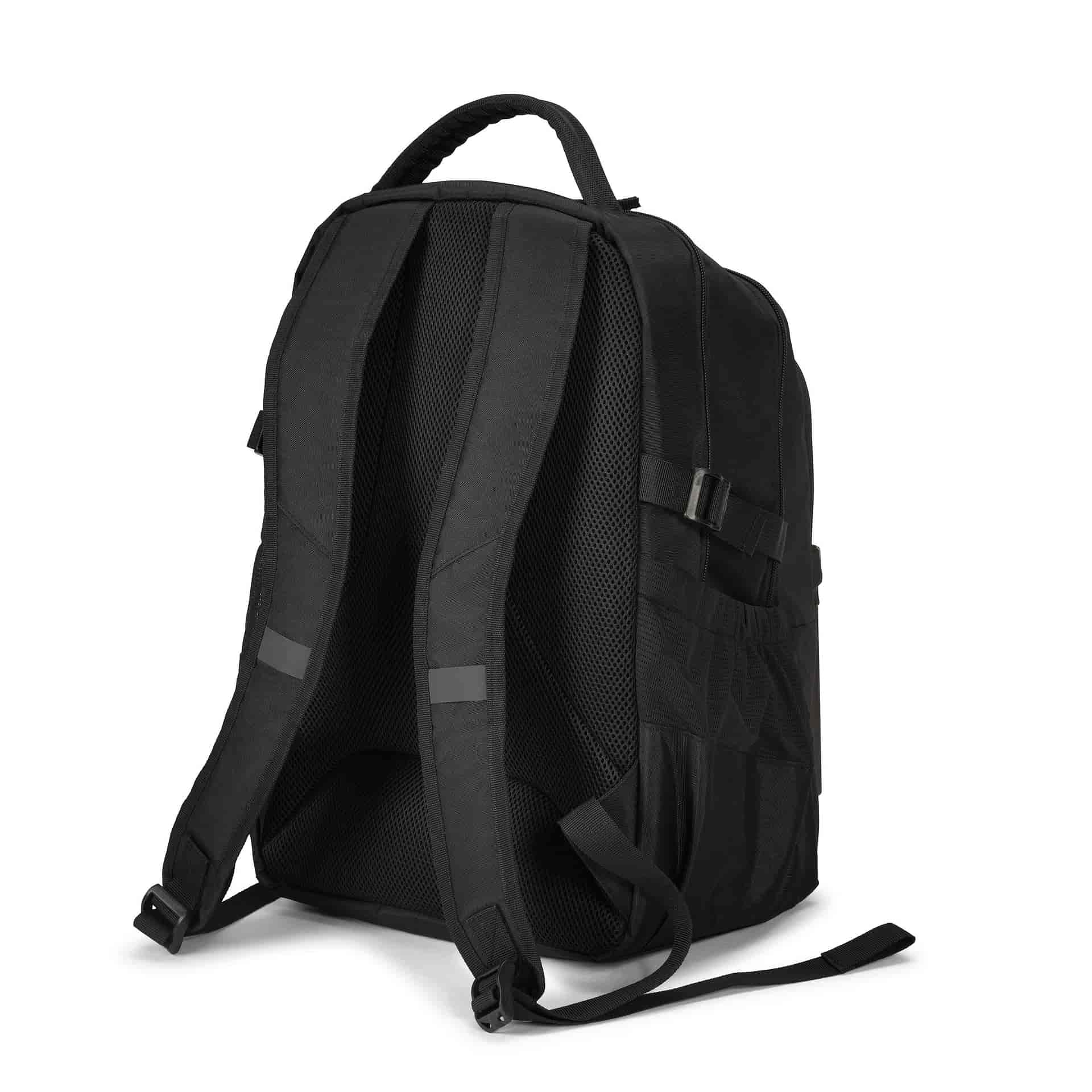 CATURIX DICOTA Notebook-Rucksack CATURIX FORZA eco – mit Regenabdeckung, Polyester – schwarz, 210 × 490 × 350 mm