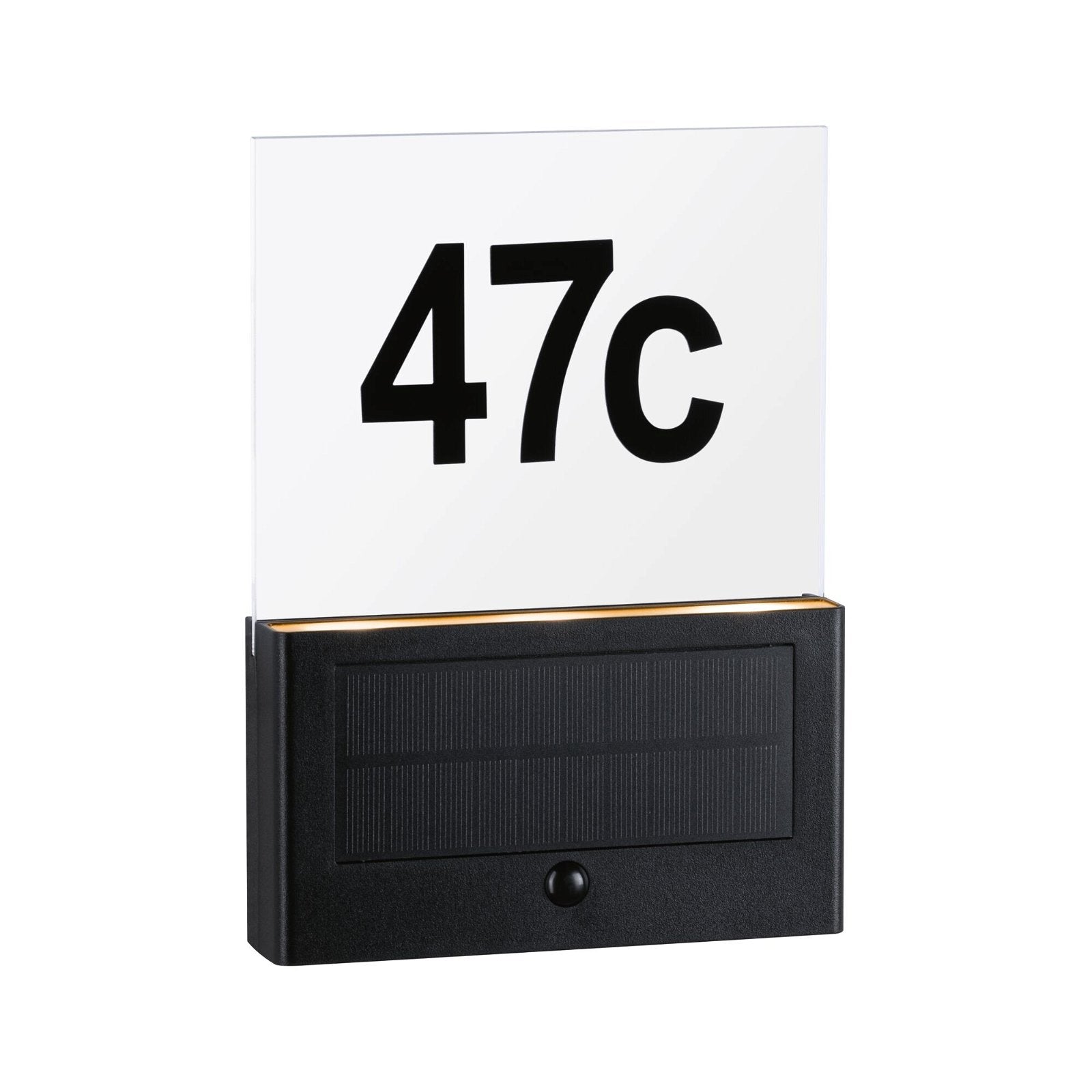 Paulmann Aussenwandleuchte – 18 lm, 1 W – Warmweiss, 2200 K – IP44 – Solarbetrieb – Anthrazit, Kunststoff