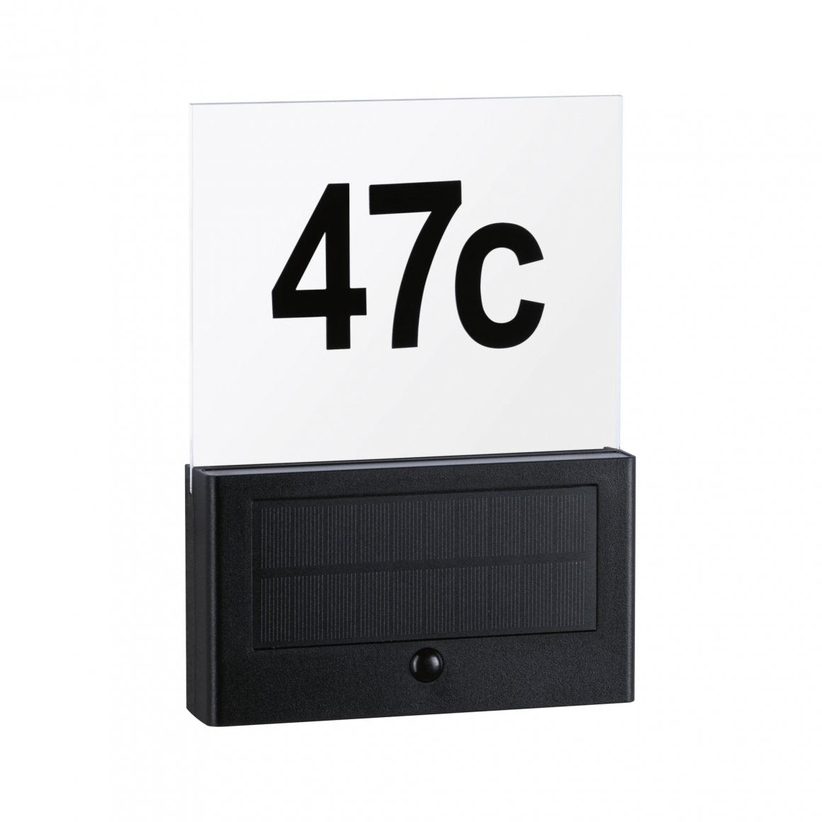 Paulmann Aussenwandleuchte – 18 lm, 1 W – Warmweiss, 2200 K – IP44 – Solarbetrieb – Anthrazit, Kunststoff